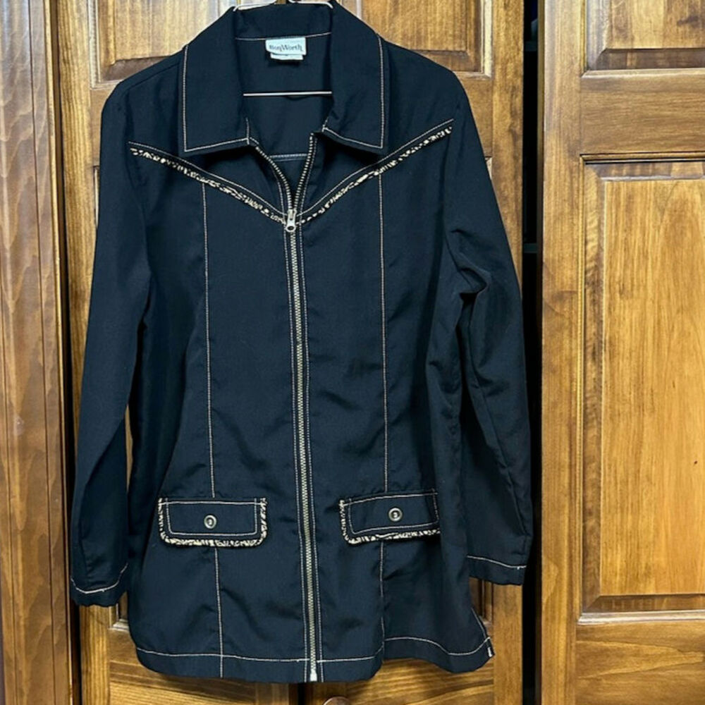 Bon Worth Medium lightweight zip-up jacket